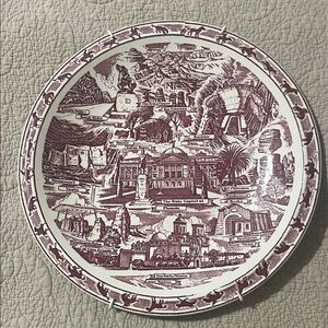 Arizona Vintage Scenic Arizona Ceramic Plate